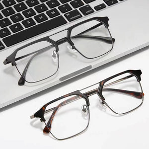JERTHIS Blue Light Blocking Glasses Women/Men, Fashion Round Cateye Frame UV Ray Filter Computer Gaming Glasses