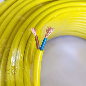 JERTHIS Marine Grade Primary Wire and Battery Cable Yellow 18 Feet