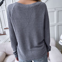 Load image into Gallery viewer, FANCYINN Womens Sweater Knitted Tops Pullover Drawstring Long Sleeve Jumper
