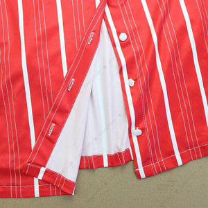Women 2 Piece Outfit Dress Set Stripe Open Front Crop Top Button Down Mini Skirt