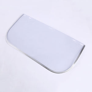 JERTHIS shield on helmet Anti-Fog Clear Face Mask Shield Ultra Clear Reusable Protective Plastic Face Shield Mask Droplet Splash Guard for Women Men Kids
