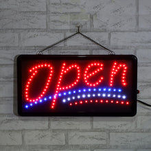 Load image into Gallery viewer, JERTHIS Electronic billboard with neon lights Open Closed Signs for Business - Led Open Closed Sign - Motion Light Sign with US Plug and On/Off Switch - Great for Bar, Coffee Shop, Pizza Store, Restaurant, Hotel, ATM and Party (Open Closed)
